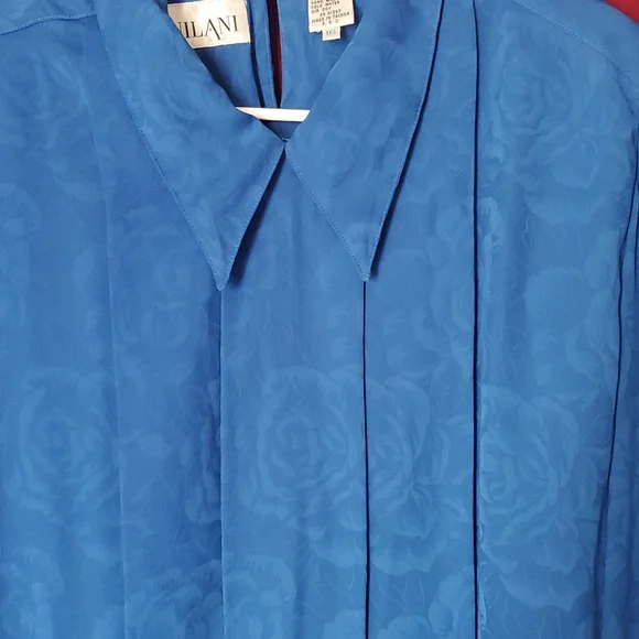 Blue Blouse with Roses - Picture 8 of 10